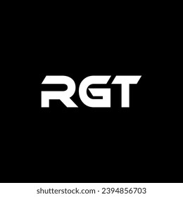 RGT Letter Logo Design, Inspiration for a Unique Identity. Modern Elegance and Creative Design. Watermark Your Success with the Striking this Logo.