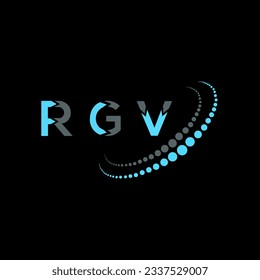 RGV letter logo creative design. RGV unique design.
