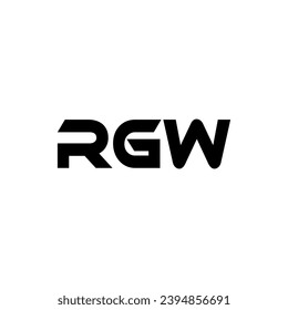 RGW Letter Logo Design, Inspiration for a Unique Identity. Modern Elegance and Creative Design. Watermark Your Success with the Striking this Logo.