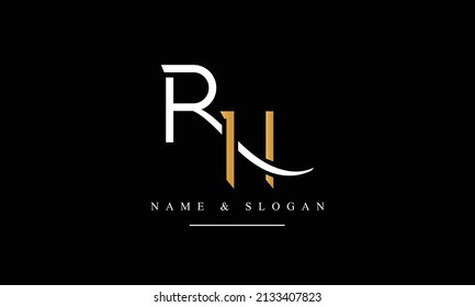 RH, HR, R, H abstract letters logo monogram