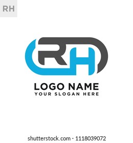 RH initial logo template vexctor