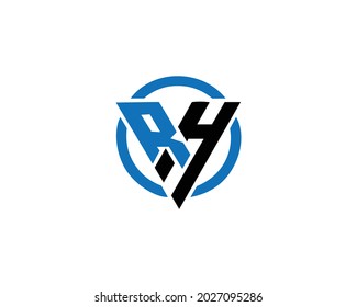 RH Letter Logo Design Creative Modern vector Illustration.
