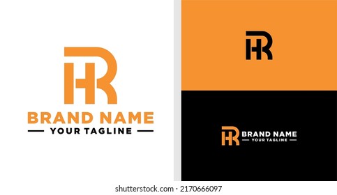 RH LOGO MONOGRAM BOLD SIMPLE EDITABLE