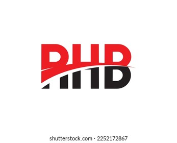 RHB Letter Initial Logo Design Vector Illustration