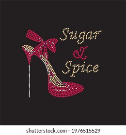Rhinestone applique print for textile clothes fashion,trendy crystal studs embellishment for apparel,beautiful design,heat transfer artwork.