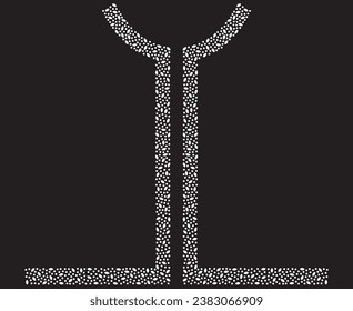 Diseño de cuello de rhinestone para camiseta, vestido o blusa, transferencia de hot fix. Resumen del hermoso motivo del brillo del rhinestone aplicado.