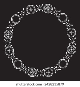 Strass-Design, Rahmen Hot Fix Transfer für T-Shirt, Tasche oder Bluse. Abstraktes schönes applikatives Hintergrund Strass Glitzer Motiv.