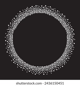 Rhinestone design, frame hot fix transfer for t-shirt, bag or blouse. Abstract beautiful applique background rhinestone glitter motif.
