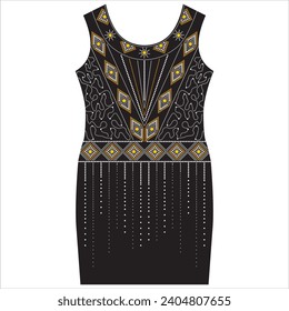 Rhinestone design, hot fix transfer for dress, evening dress or blouse. Abstract beautiful applique rhinestone glitter motif.