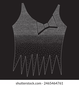 Diseño de diamantes de imitación, transferencia de arreglo caliente para el vestido, vestido de noche o blusa. Abstractas hermoso aplique de diamantes de imitación motivo de brillo.