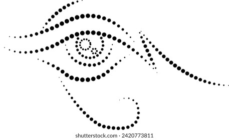 Rhinestone eye vector and t shirt  design