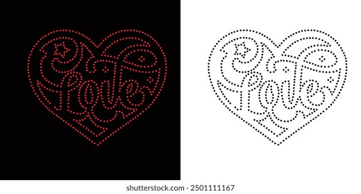 Diseño de Vector de flor de diamantes de imitación Diseño de Vector de elefante de diamantes de imitación para la ilustración de la decoración del cuello con diamantes de imitación en forma de collar. Rhinestone de la transferencia de la flor. 
