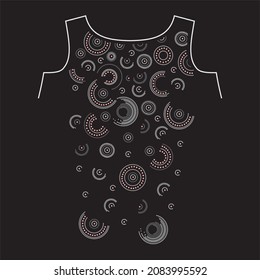 Rhinestone heat transfer prints designed for textile clothing fashion.Necklace rhinestone design.