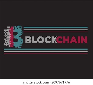 Impresiones de transferencia de calor de Rhinestone diseñadas para la moda de ropa textil.Diseño de piedra rhincal de Blockchain.
