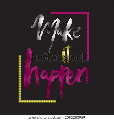 Rhinestone heat transfer prints designed for textile clothing fashion.Beatiful words rhinestone design.