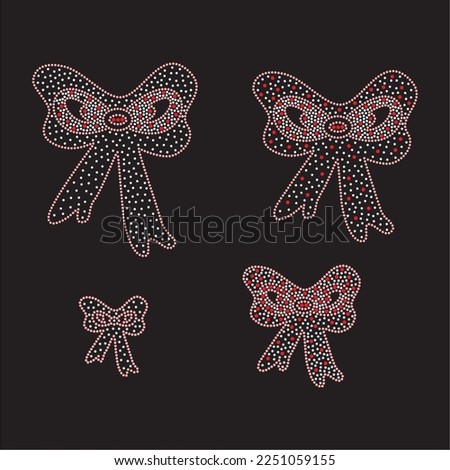 Rhinestone heat transfer prints designed for textile clothing fashion.Beatiful ribbon rhinestone design.