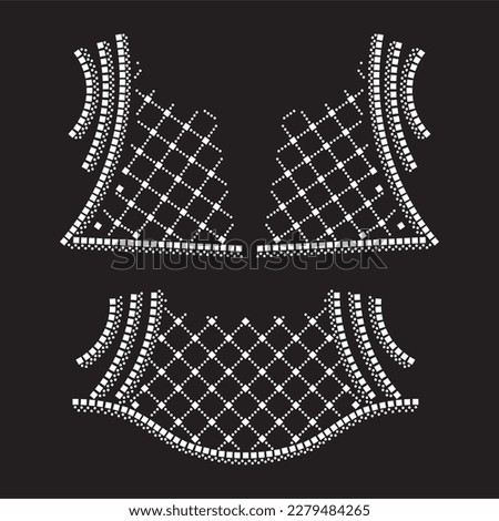 Rhinestone heat transfer prints designed for textile clothing fashion.Beatiful plaid rhinestone design.