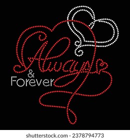 Rhinestone-T-Shirt-Design, Vektordatei-Vorlage 