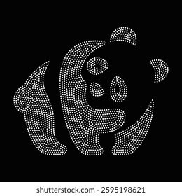 Rhinestone T-shirt Design Vector Template 