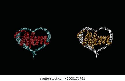 Rhinestone vector Design. rhinestone elephant vector design for Illustration of collar neck decoration with rhinestones in the form of a necklace. Flower  Transfer  Rhinestone. 