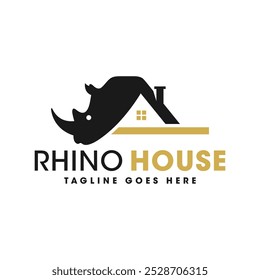 Diseño de logo de Rhino Animal House