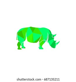 Rhino animal vector art