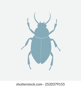 O "Rhino Beetle vetor art illustration" é um arquivo de design gráfico digital de alta qualidade com uma representação detalhada e estilizada de um besouro de rinoceronte, perfeito para projetos criativos e materiais de impressão.