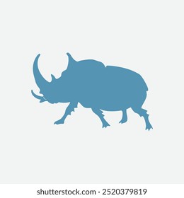 O "Rhino Beetle vetor art illustration" é um arquivo de design gráfico digital de alta qualidade com uma representação detalhada e estilizada de um besouro de rinoceronte, perfeito para projetos criativos e materiais de impressão.