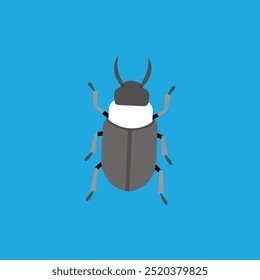 O "Rhino Beetle vetor art illustration" é um arquivo de design gráfico digital de alta qualidade com uma representação detalhada e estilizada de um besouro de rinoceronte, perfeito para projetos criativos e materiais de impressão.