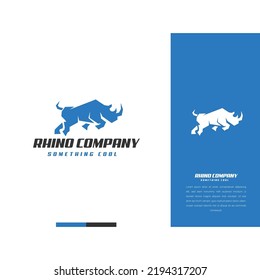 Rhino Bold logo design concept