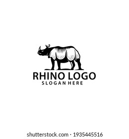 rhino concept illustration, applicable to any company name