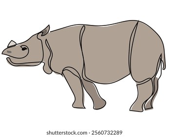 Rhino in continuous line drawing and can be edited later