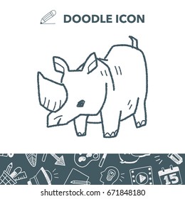 rhino doodle