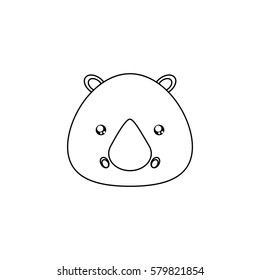 Rhino Drawing Face