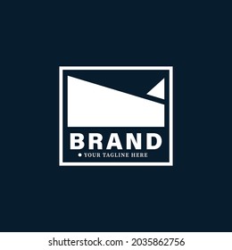 rhino head logo. by using a silhouette or black and white technique, this logo is created. have it now for your business