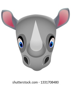 Rhino head mascot