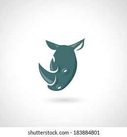 Rhino Head Images, Stock Photos & Vectors | Shutterstock