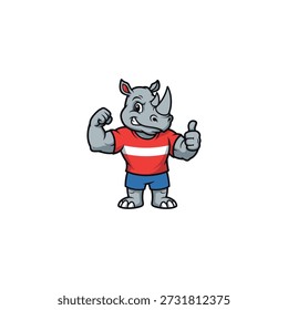 Rhino icon flat vector design.