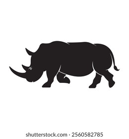 Rhino icon Illustration Element Design