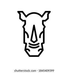 rhino icon or logo isolated sign symbol vector illustration - high quality black style vector icons
