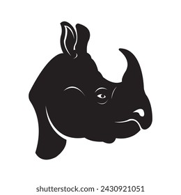 rhino icon vector illustration design template