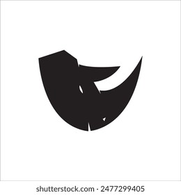 RHINO ICON VECTOR ILLUSTRATION SYMBOL DESIGN