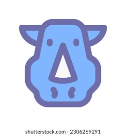 rhino icon for your website design, logo, app, UI.