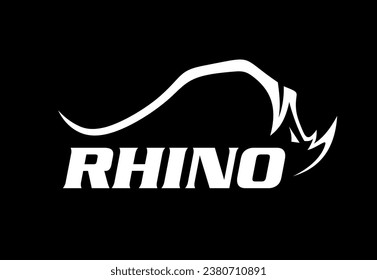  rhino idea vector logo design