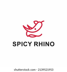 logotipo de chile rhino o logotipo de animal
