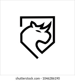 rhino logo design