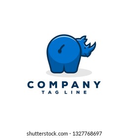 rhino logo design