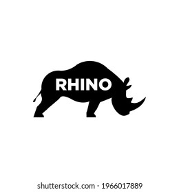 rhino logo design with geometry