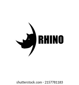 Rhino Logo design templates simple