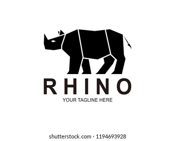 Rhino Logo Design vector